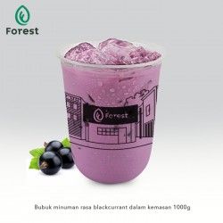 Bubuk Minuman BLACK CURRANT Powder - FOREST Bubble Drink